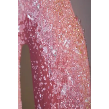 DRUK NA PŁÓTNIE Z APLIKACJAMI -A- FLAMINGO 80X3,8X120 cm